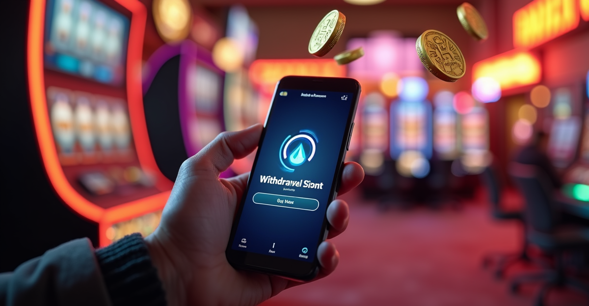 Successful slot withdrawal on smartphone